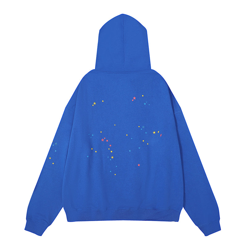 SP5DER "sp✱der!" Blue Hoodie