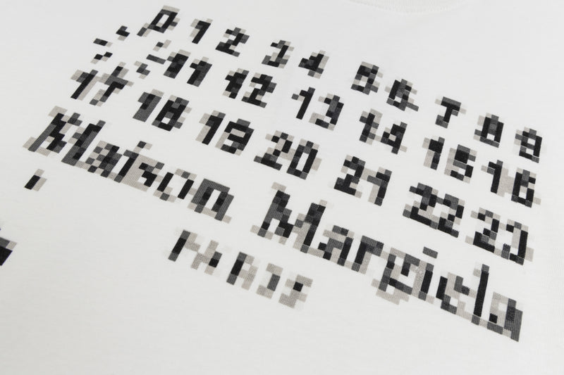 MAISON MARGIELA Censored Logo White