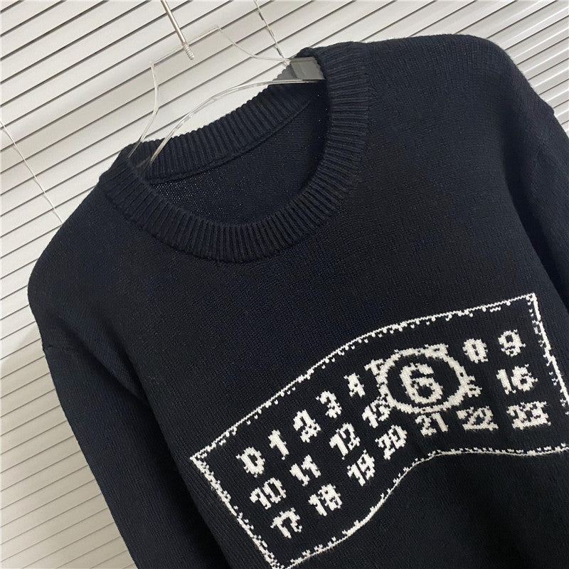 MAISON MARGIELA Numbers Sweater Black