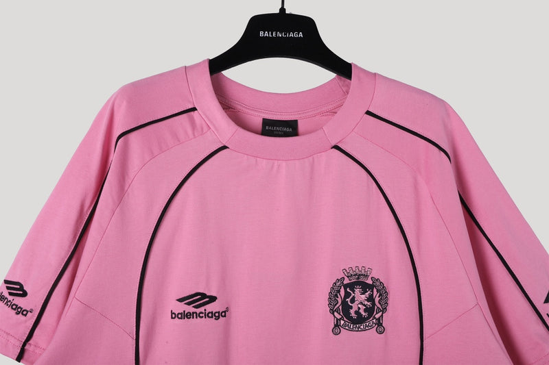 BALENCIAGA Soccer Tee Pink