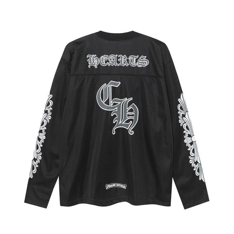 CHROME HEARTS Mesh Jerseys Longslive