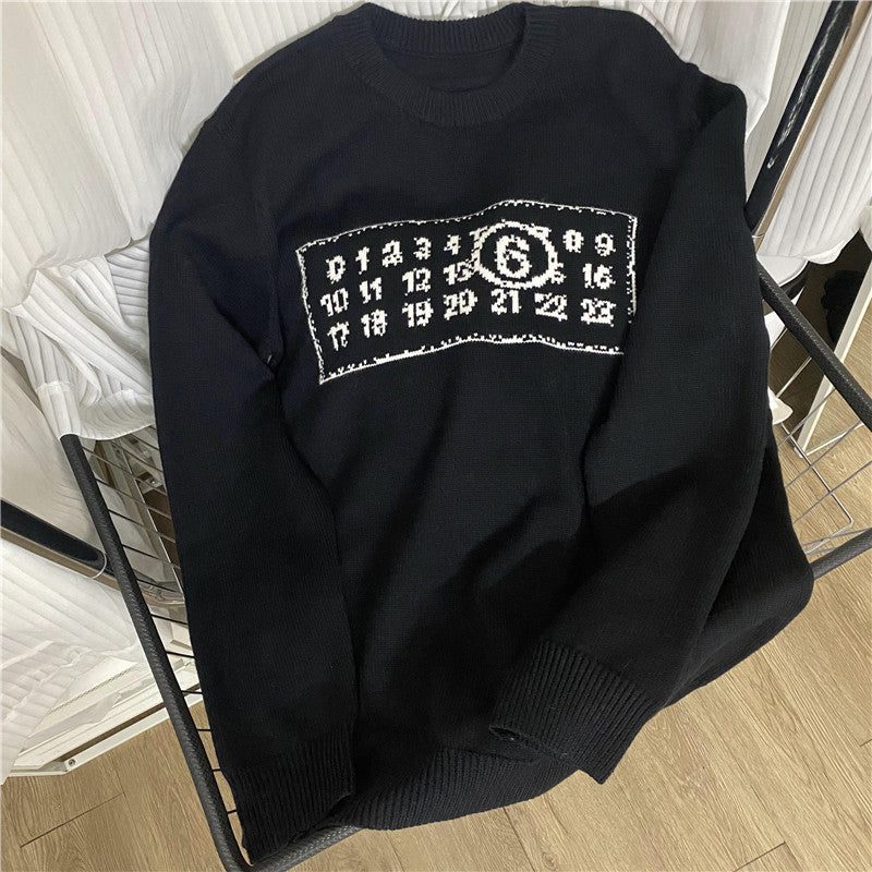 MAISON MARGIELA Numbers Sweater Black