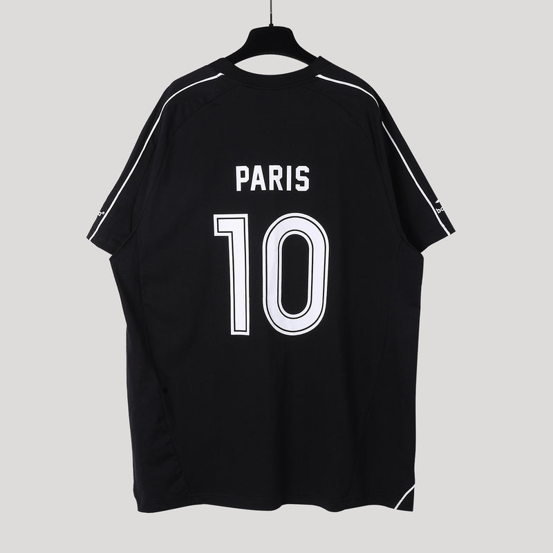 BALENCIAGA Soccer Tee Black