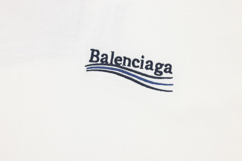 BALENCIAGA Box Logo White