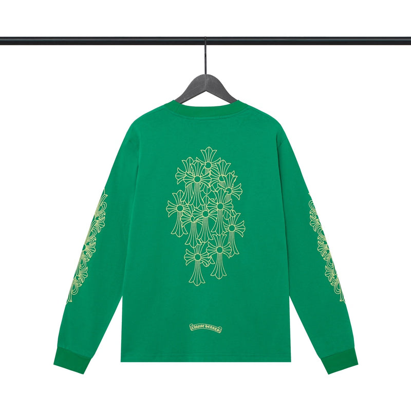 CHROME HEARTS Green Hoodie