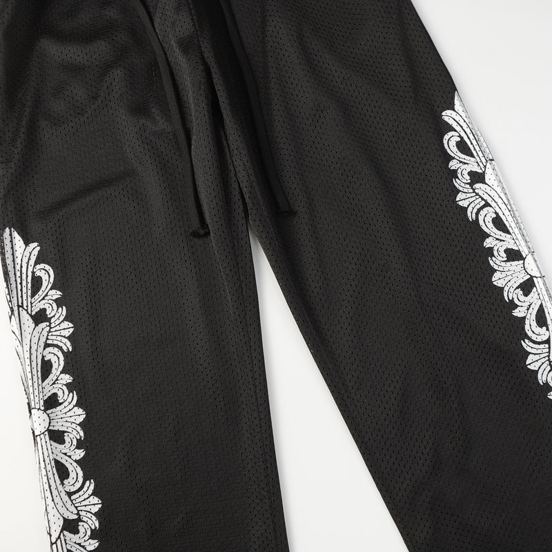 CHROME HEARTS Mesh Varsity Pants