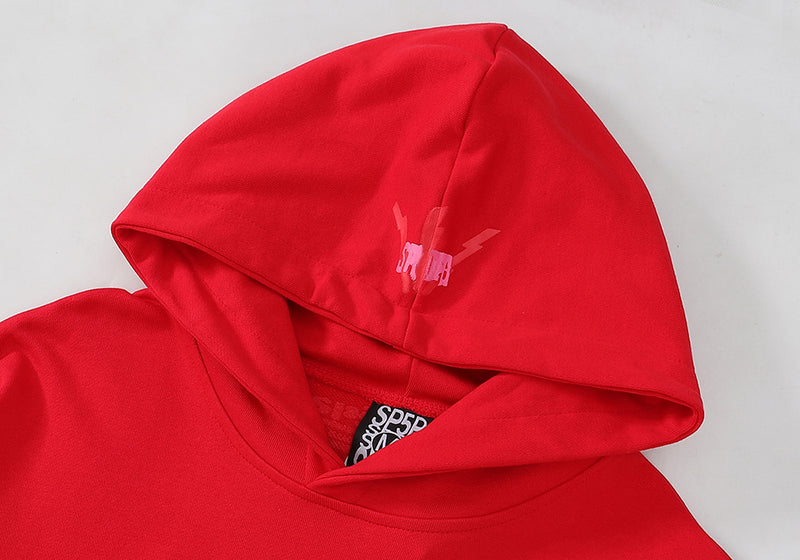 SP5DER Red Hoodie