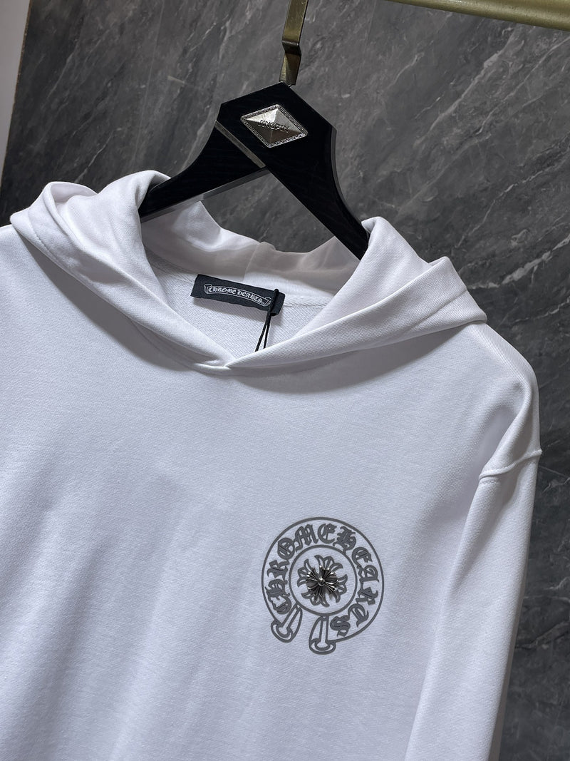 CHROME HEARTS Simple Logo White