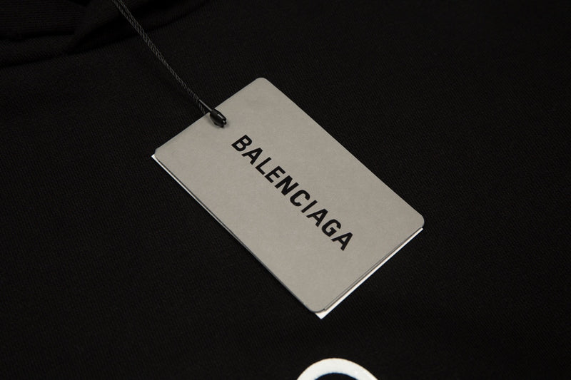 BALENCIAGA Love Hoodie Black