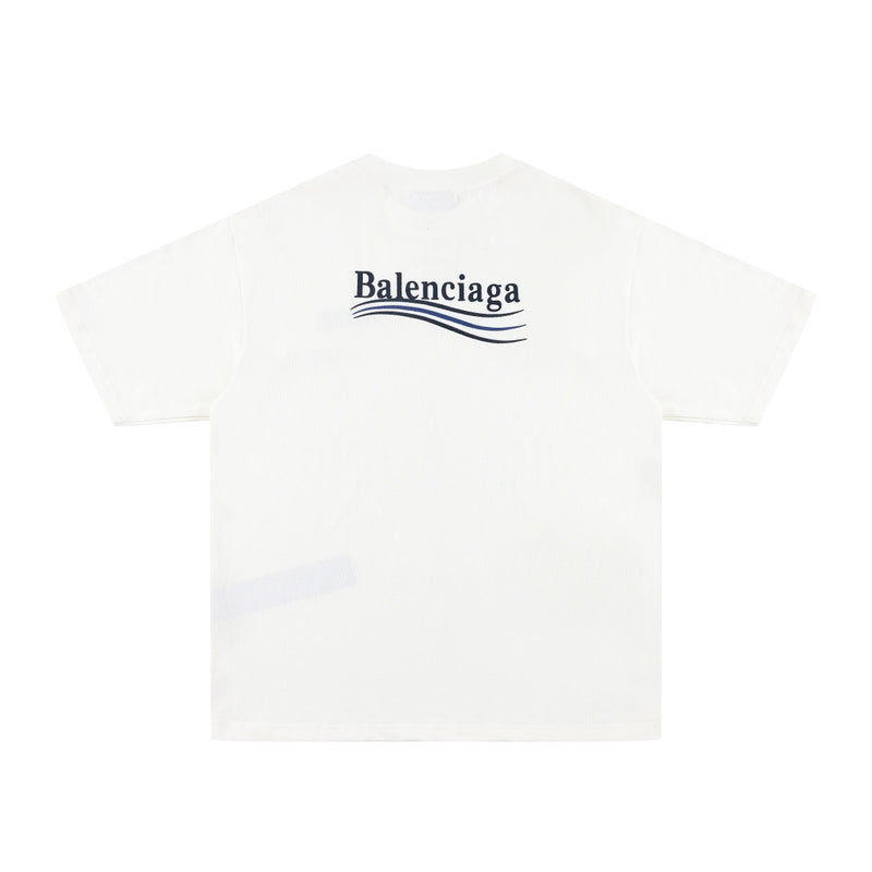 BALENCIAGA Box Logo White