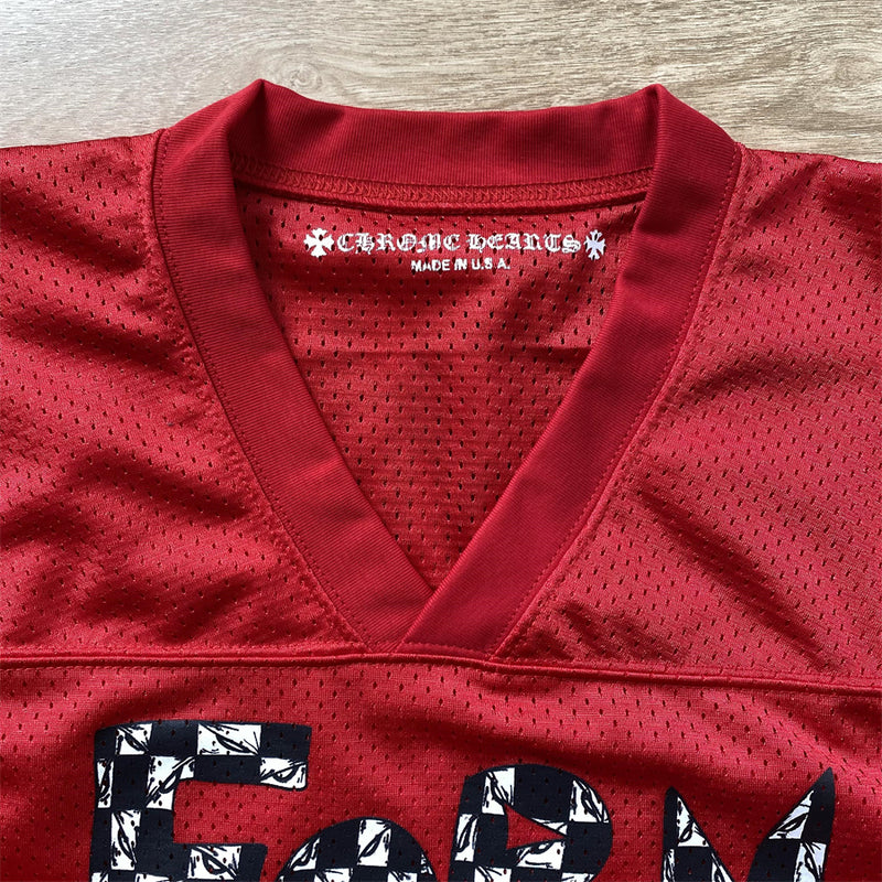 CHROME HEARTS "Form Red Jersey" Tee