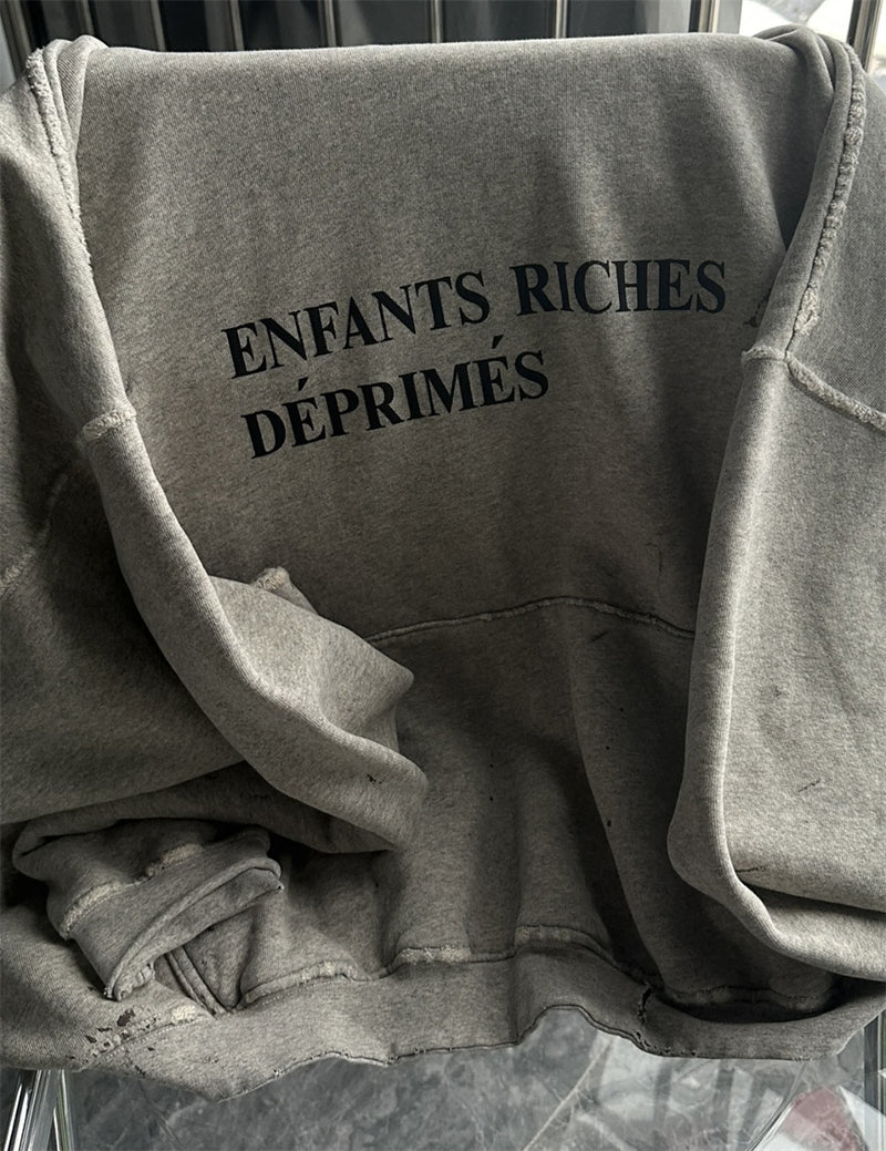 ENFANTS RICHES DÉPRIMÉS "Destroyed Logo"