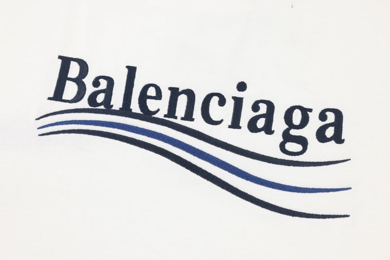 BALENCIAGA Box Logo White