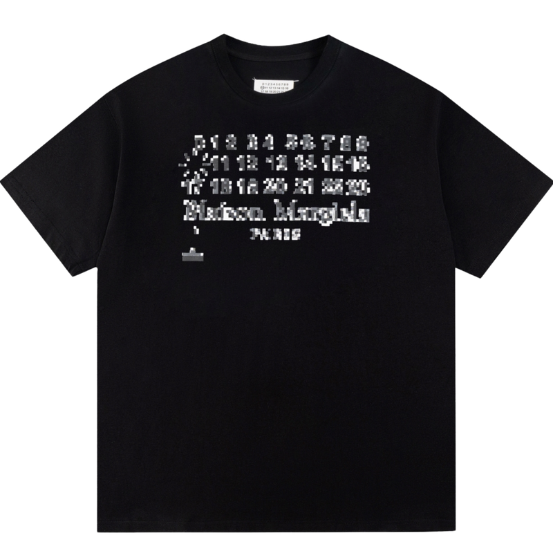 MAISON MARGIELA Censored Logo Black