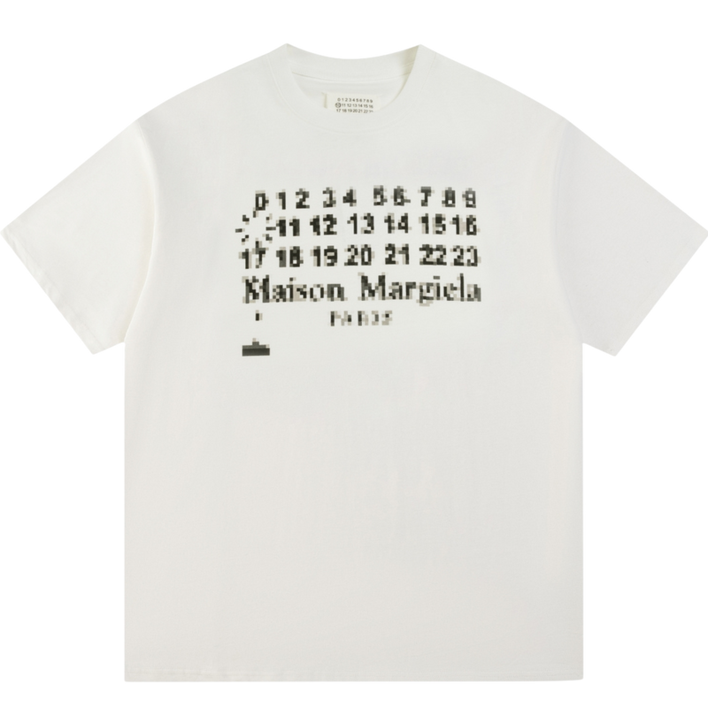 MAISON MARGIELA Censored Logo White