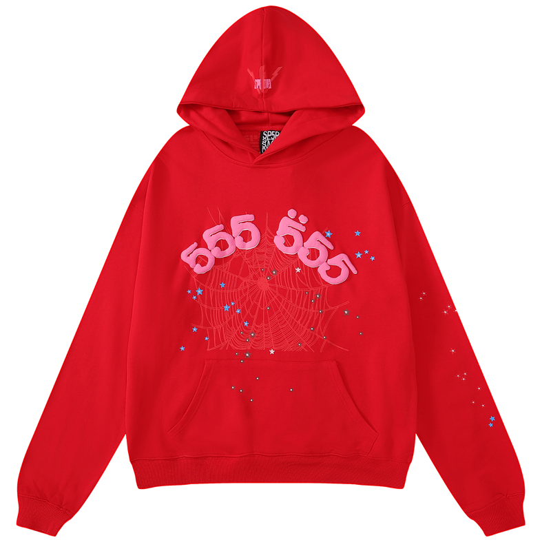 SP5DER Red Hoodie