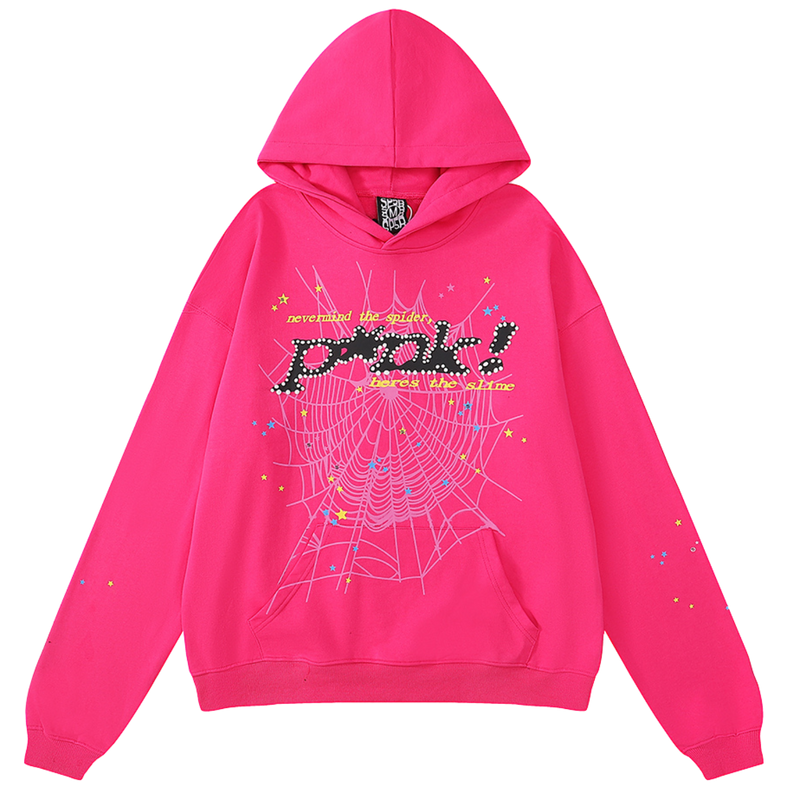 SP5DER "Pink!" Bright Pink Hoodie