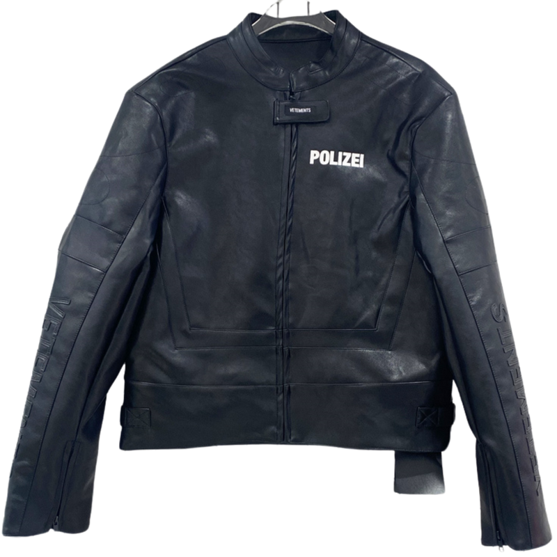 VETEMENTS Polizei Leather Jacket