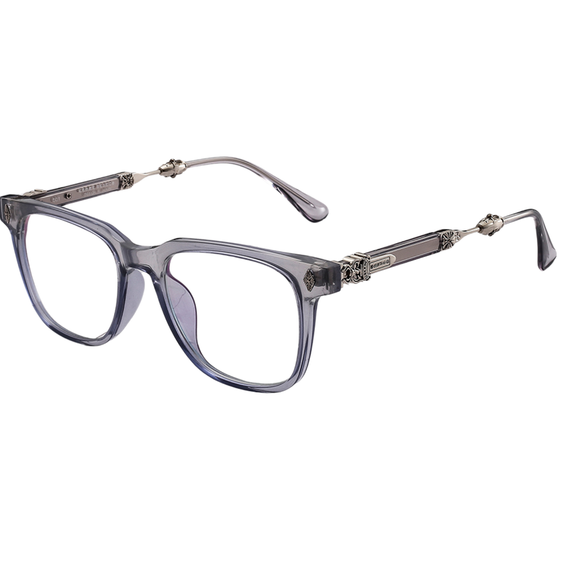 CHROME HEARTS Glasses Transparent Gray