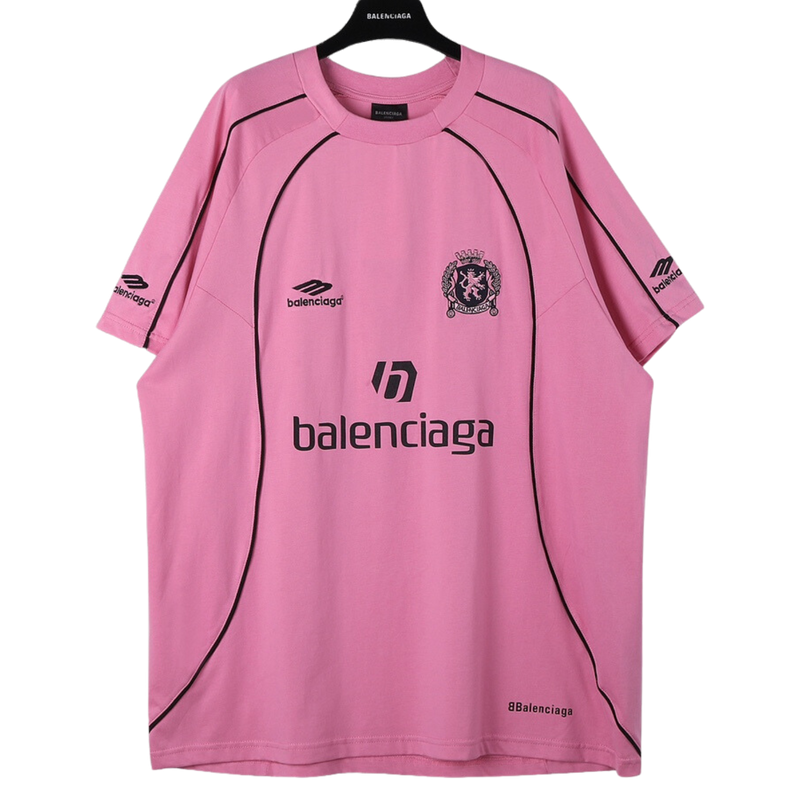 BALENCIAGA Soccer Tee Pink