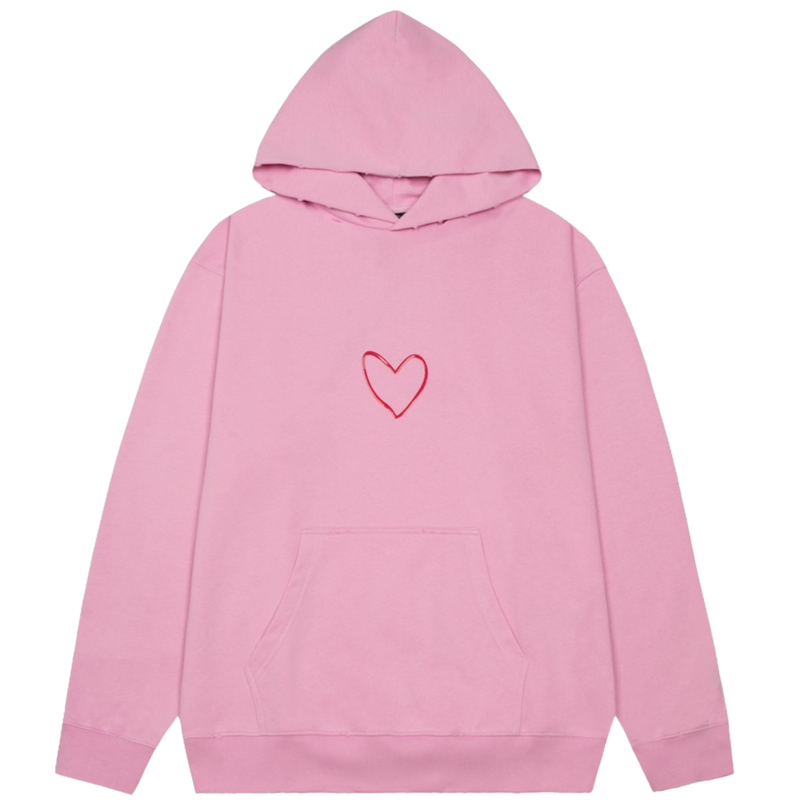 BALENCIAGA Love Hoodie Pink