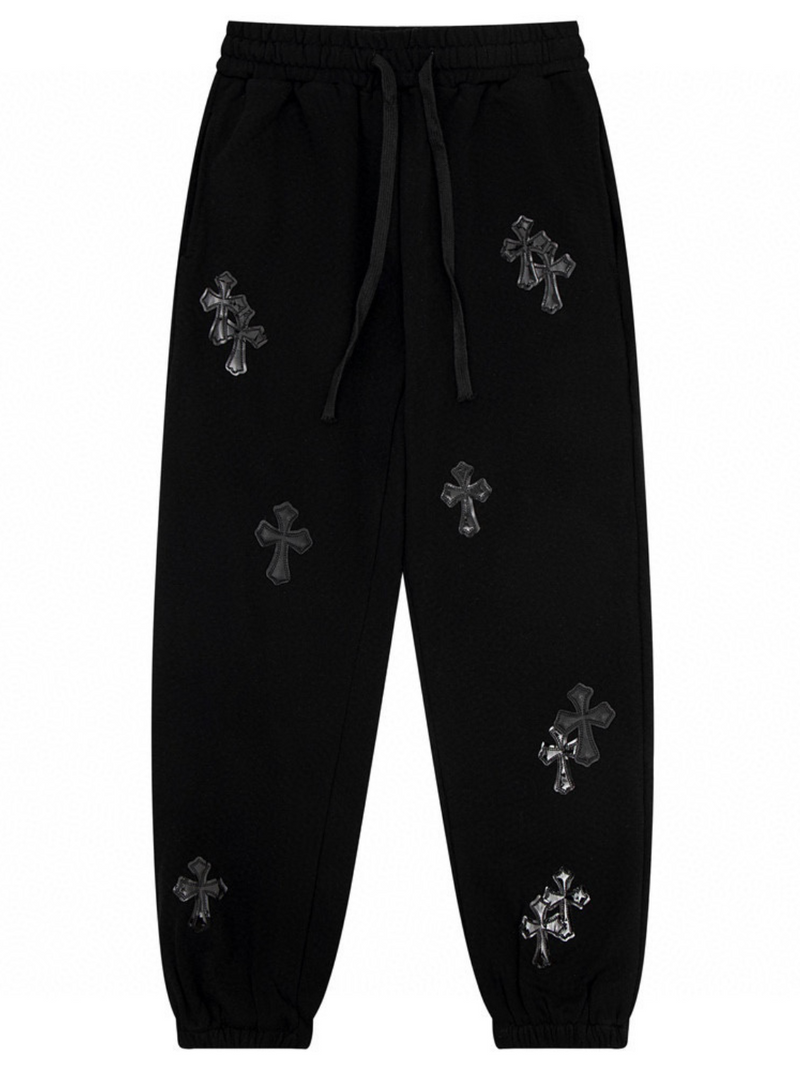 CHROME HEARTS Cross Sweatpants Black