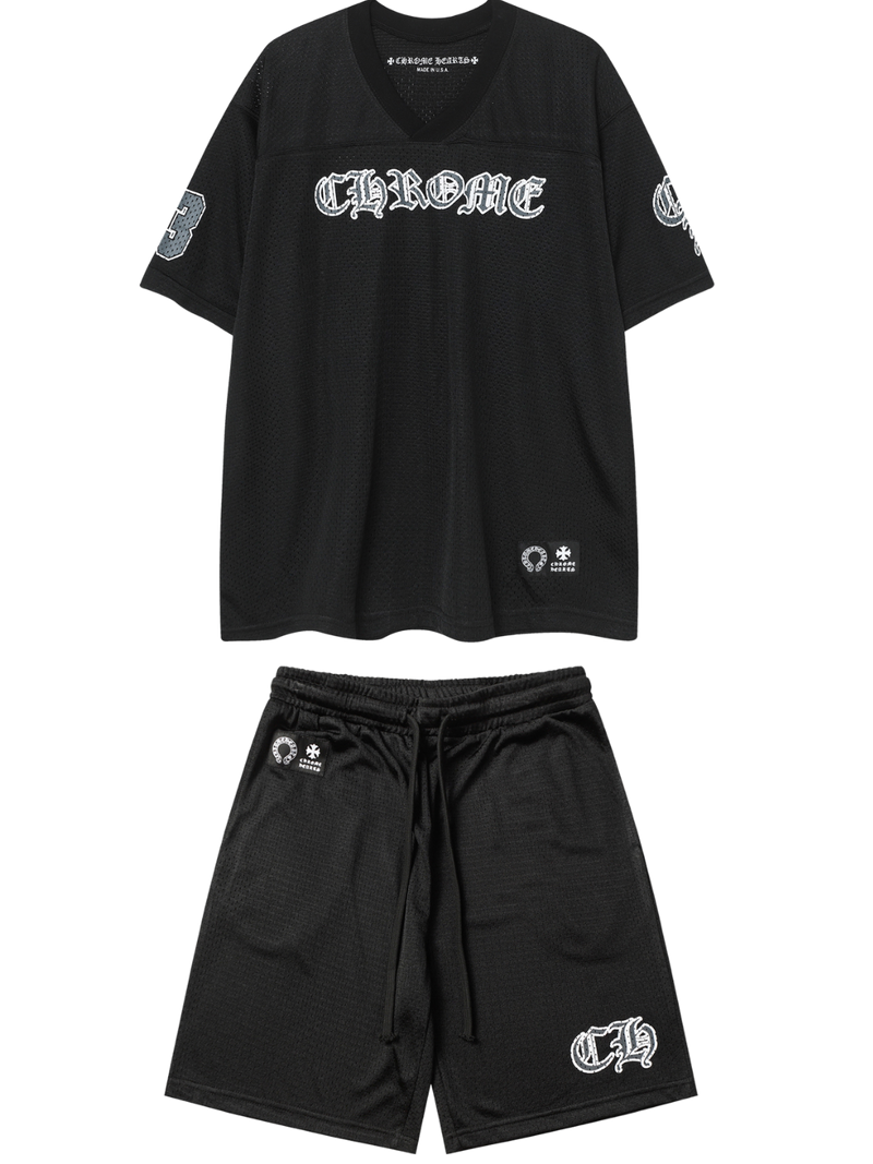 CHROME HEARTS Conjunto Jersey Football Black