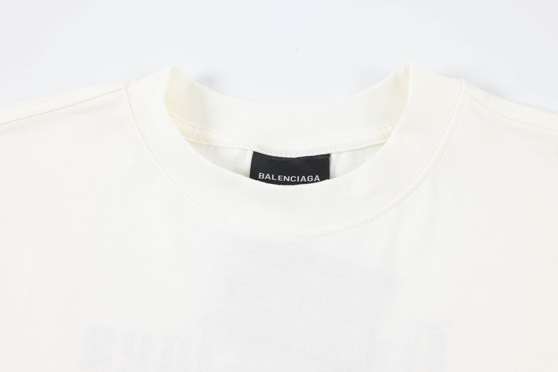 BALENCIAGA Box Logo White