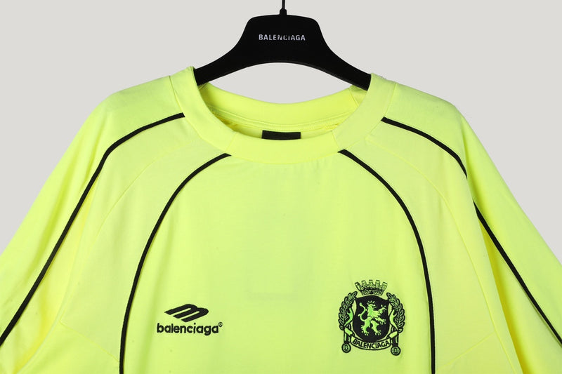 BALENCIAGA Soccer Tee Yellow