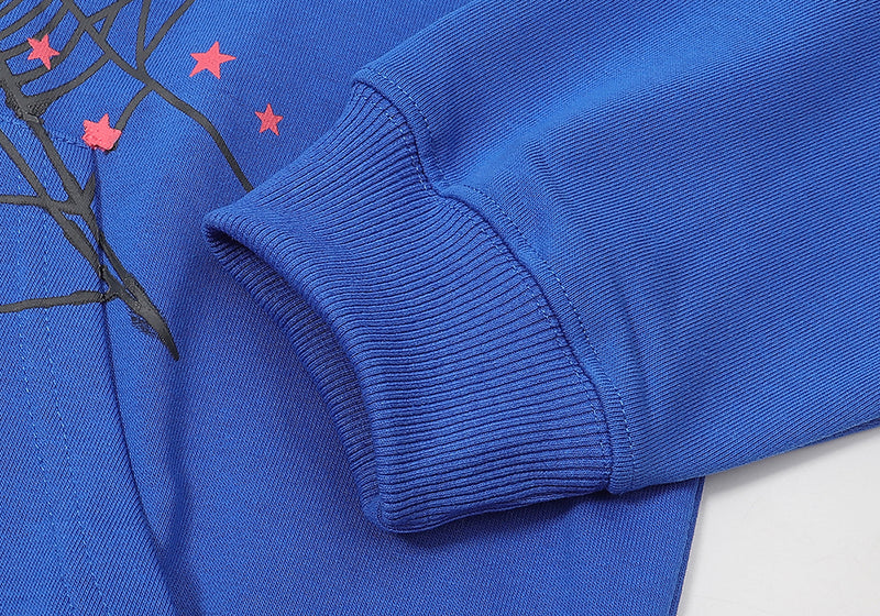 SP5DER "sp✱der!" Blue Hoodie