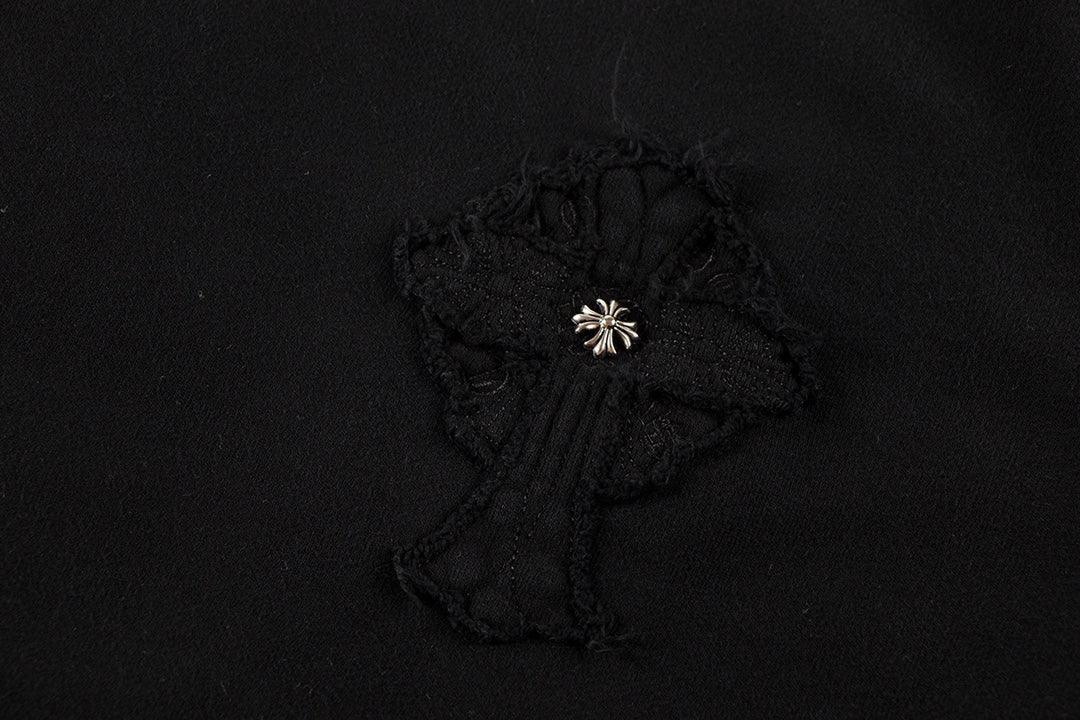 CHROME HEARTS Big Cross Crewneck - Loja De Anarquia - Loja De Anarquia - CHROME HEARTS Big Cross Crewneck - Loja De Anarquia - P - 