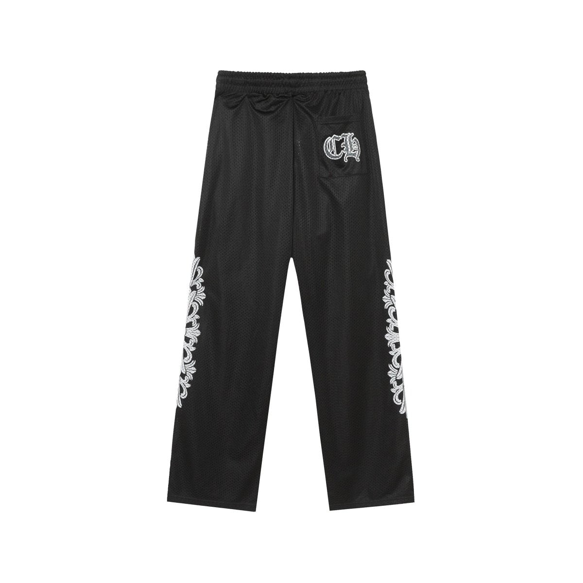 CHROME HEARTS Mesh Varsity Pants - Loja De Anarquia - Loja De Anarquia - CHROME HEARTS Mesh Varsity Pants - Loja De Anarquia - M - Preto - 