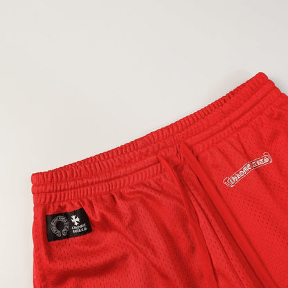 CHROME HEARTS Mesh Varsity Pants - Loja De Anarquia - Loja De Anarquia - CHROME HEARTS Mesh Varsity Pants - Loja De Anarquia - P - Vermelho - 