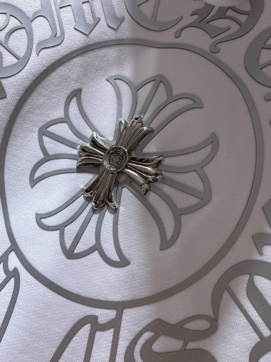 CHROME HEARTS Simple Logo White - Loja De Anarquia - Loja De Anarquia - CHROME HEARTS Simple Logo White - Loja De Anarquia - P - 