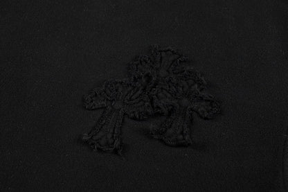 CHROME HEARTS Worn Out Crewneck Black - Loja De Anarquia - Loja De Anarquia - CHROME HEARTS Worn Out Crewneck Black - Loja De Anarquia - P - 