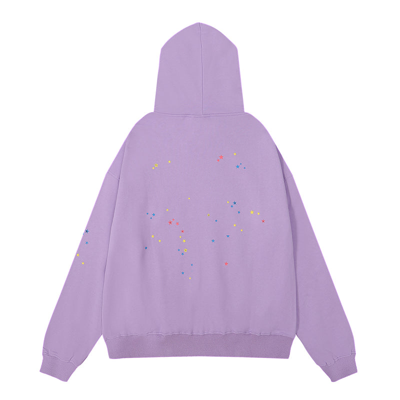 SP5DER "sp✱der!" Purple Hoodie