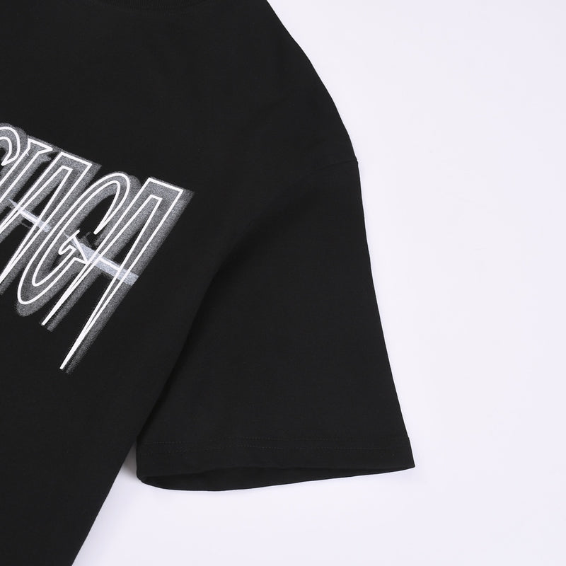 BALENCIAGA 'paris' Tee Black