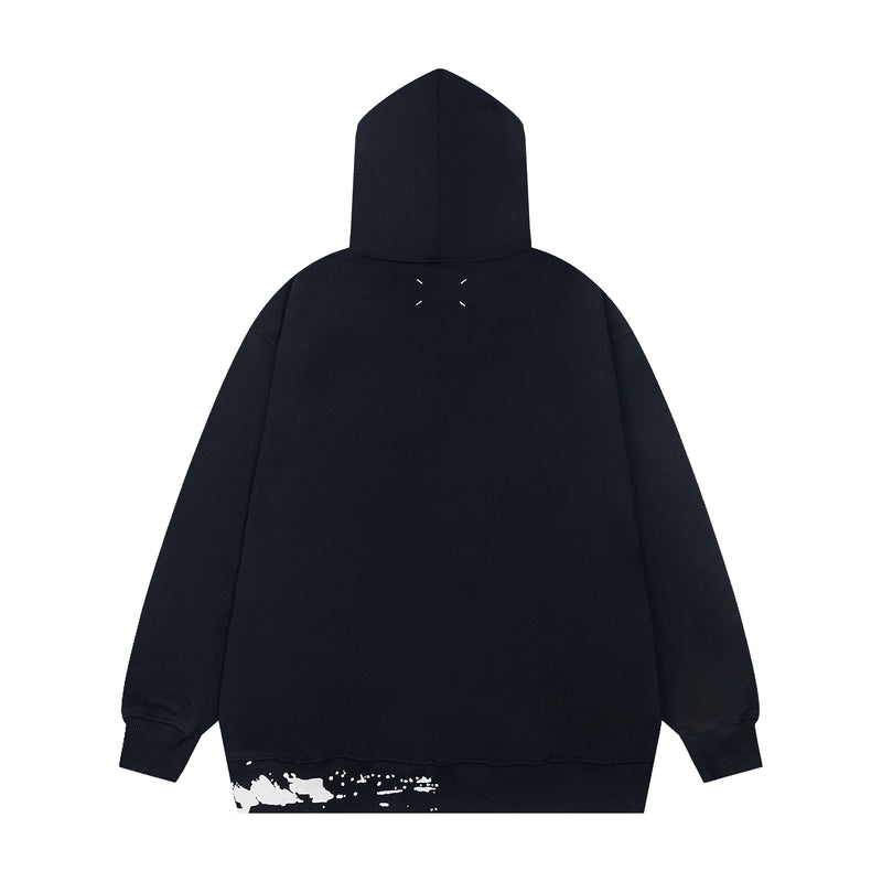 MAISON MARGIELA Black White Hoodie