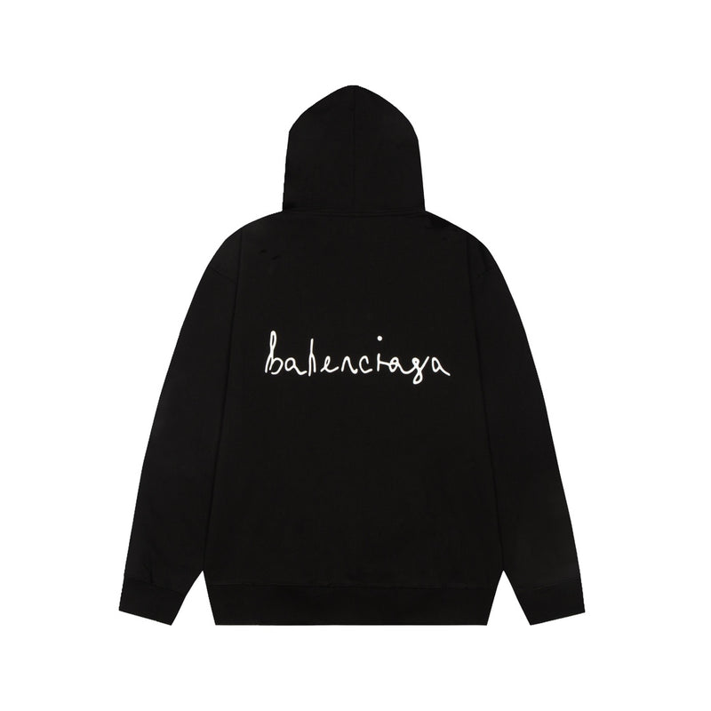 BALENCIAGA Love Hoodie Black