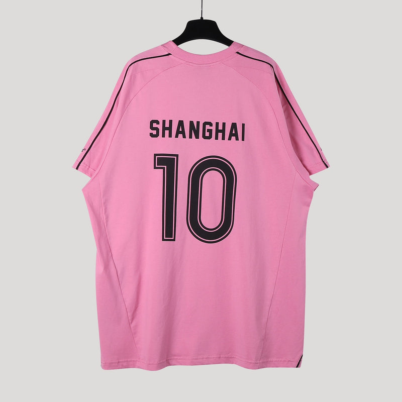 BALENCIAGA Soccer Tee Pink