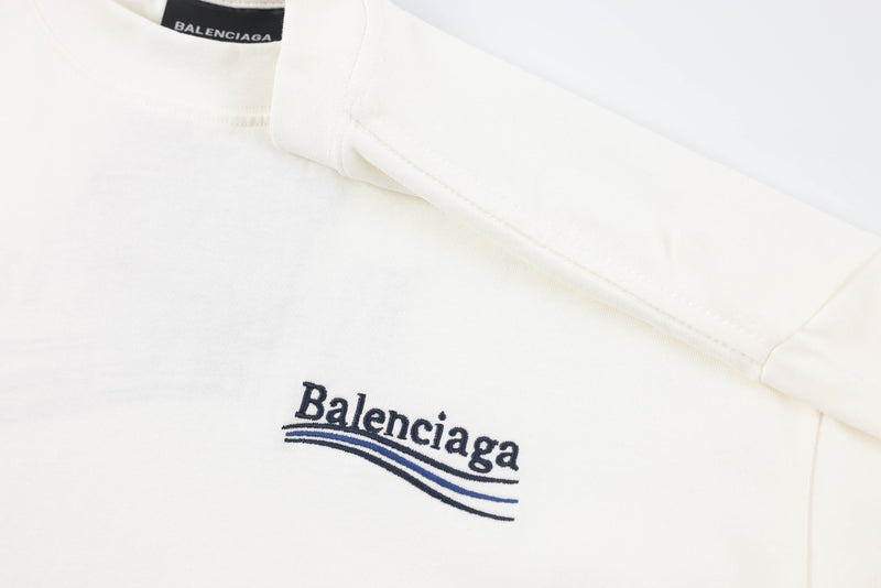 BALENCIAGA Box Logo White