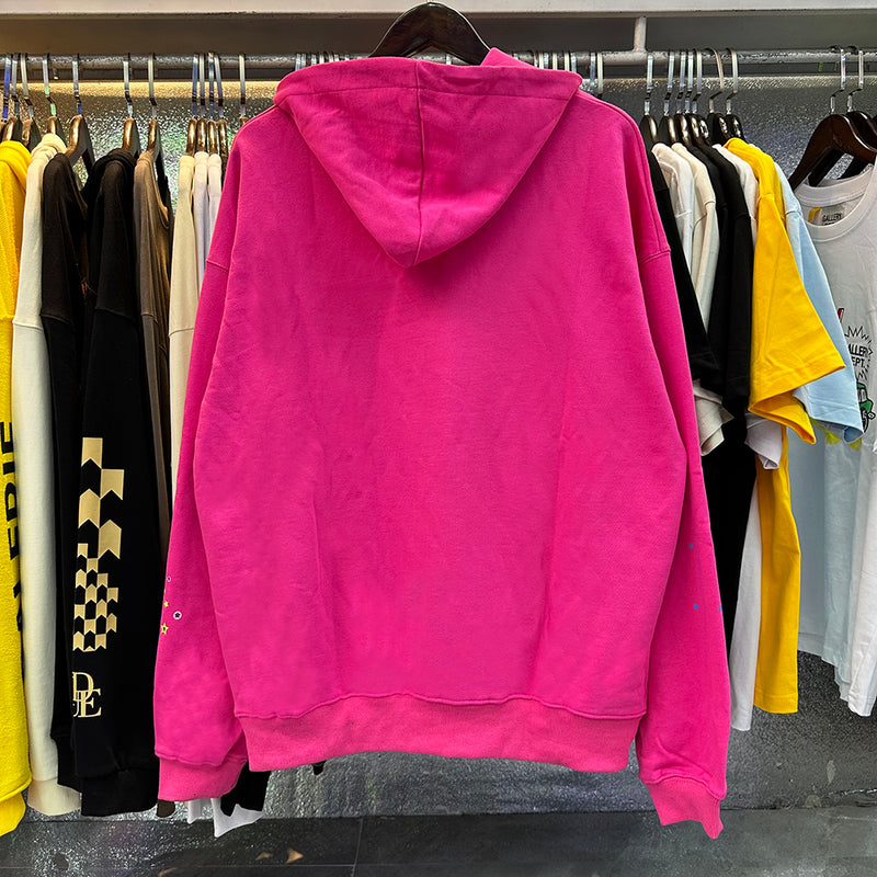 SP5DER "Pink!" Bright Pink Hoodie