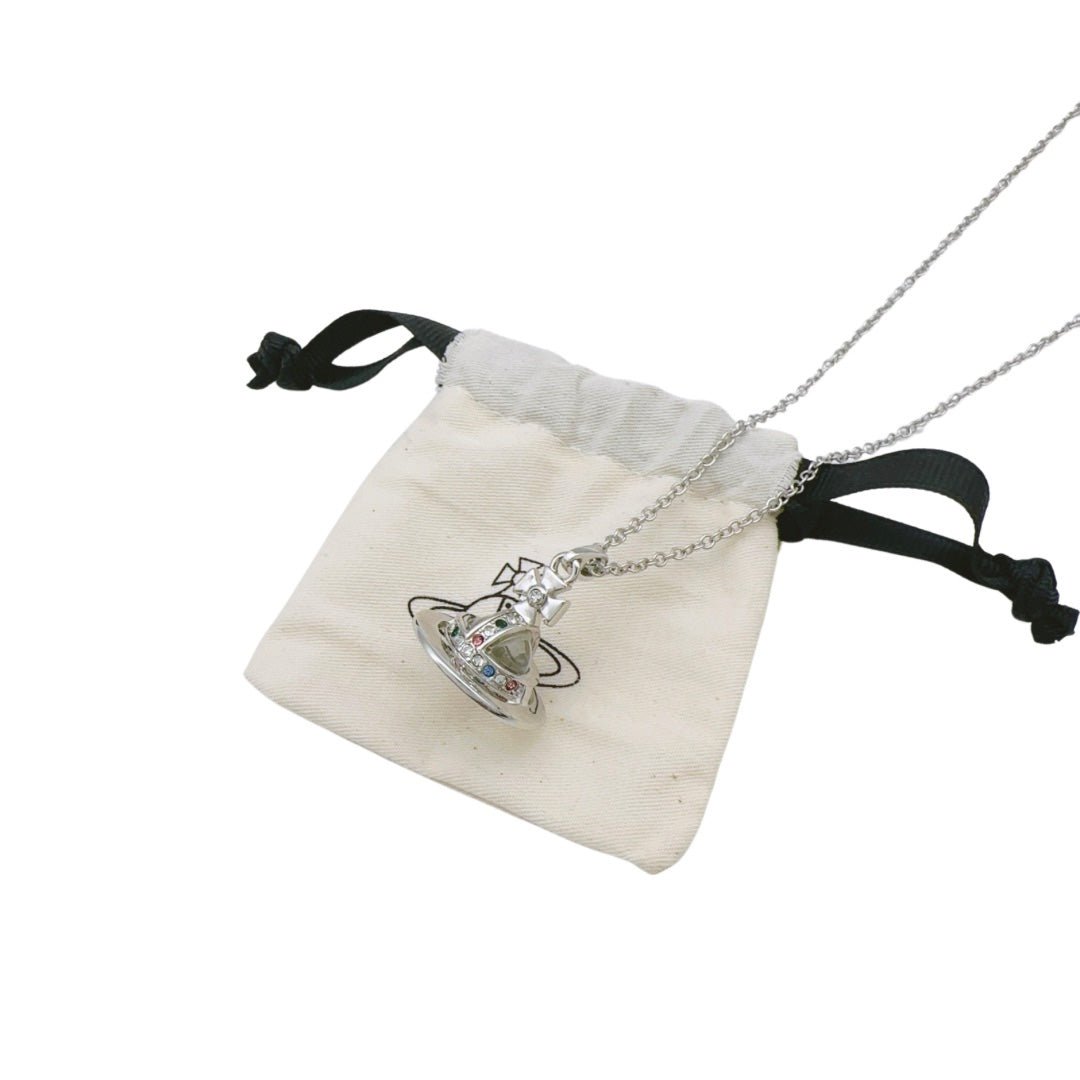 VIVIENNE WESTWOOD Colorful World Necklace - Loja De Anarquia - Loja De Anarquia - VIVIENNE WESTWOOD Colorful World Necklace - Loja De Anarquia - 